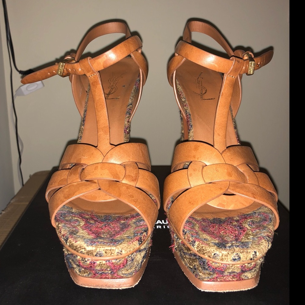 Saint Laurent Tribute Tapestry Sandal